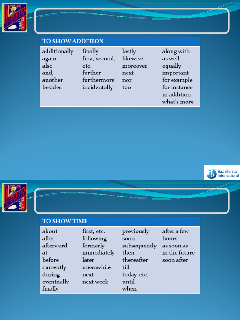 Essential Linking Words Guide | PDF
