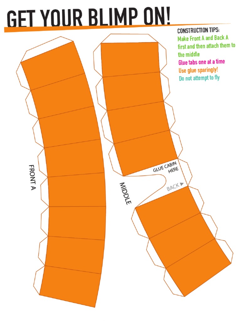 Blimp Printable | PDF