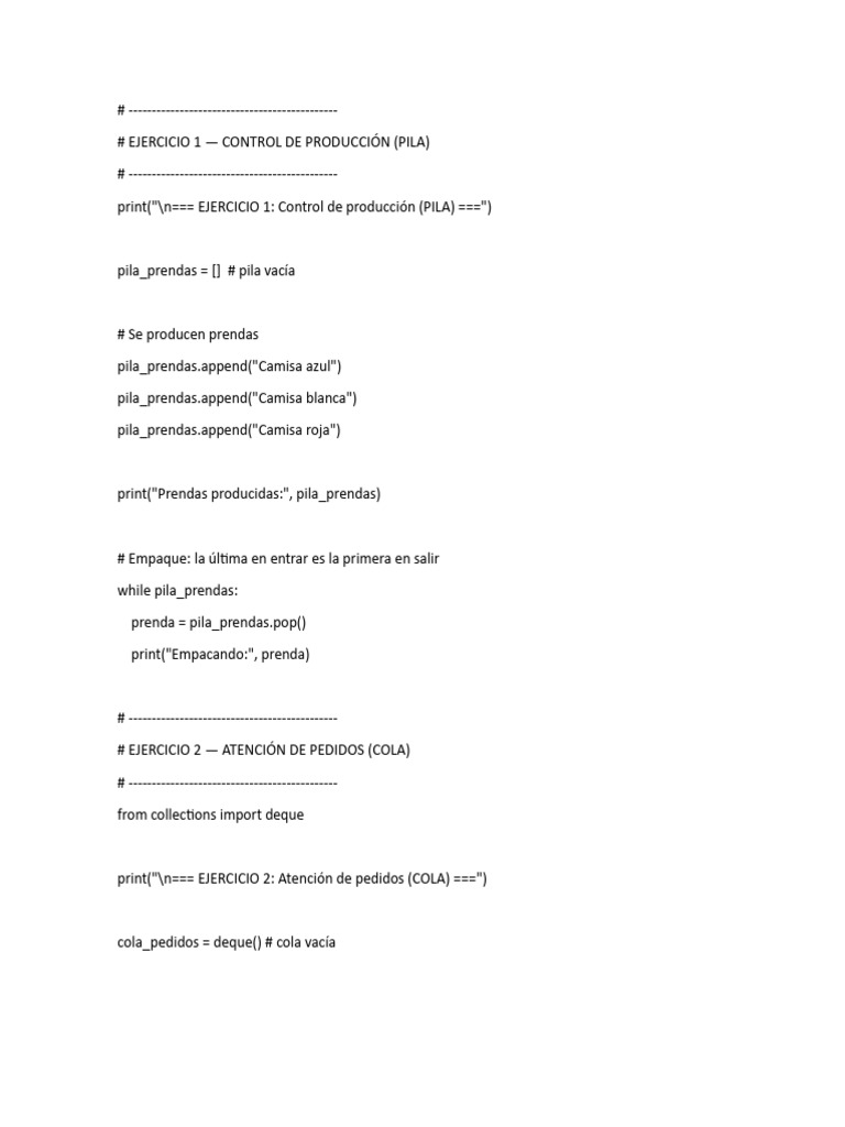 EJERCICIO Practico de Algoritmica y Programacion | PDF