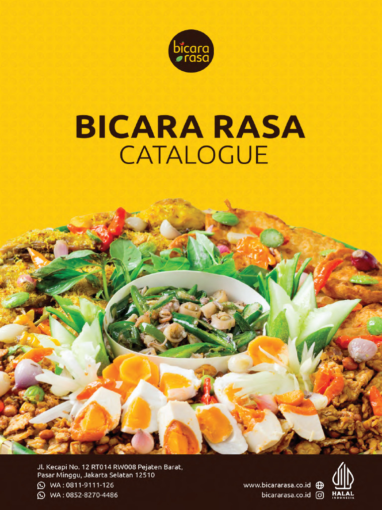 New Catalog Bicara Rasa 2025 | PDF