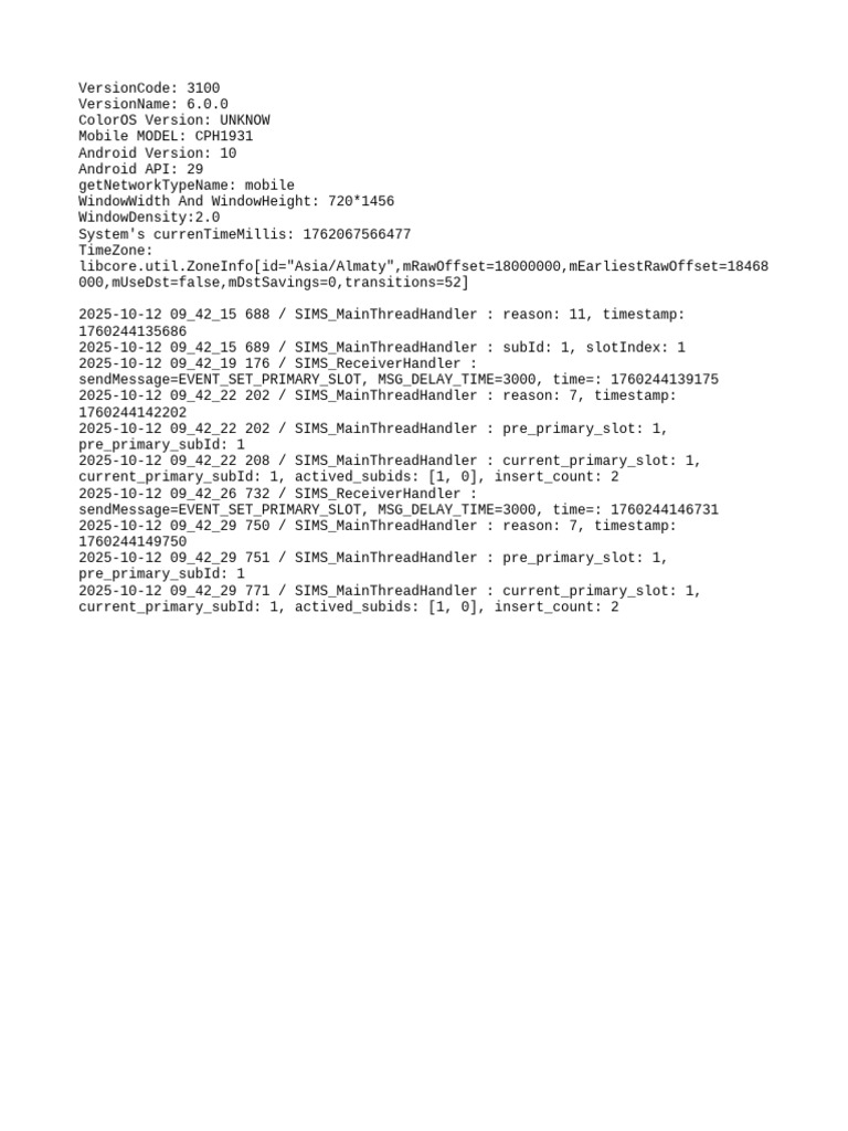 Mobile Device Network Log Analysis | PDF