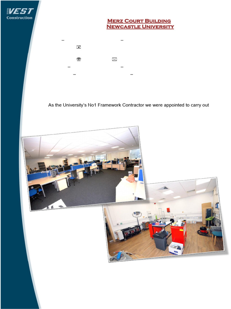 Merz Court Building Refurbishment Project | PDF