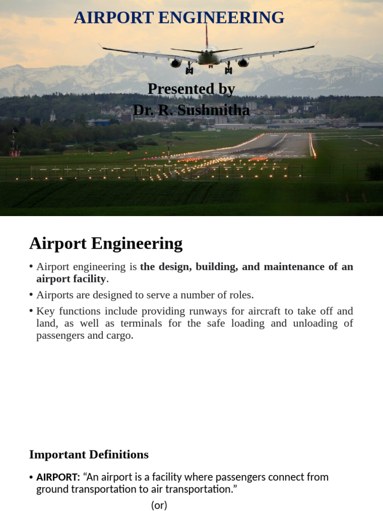 Airport | PDF | Airport | Aircraft