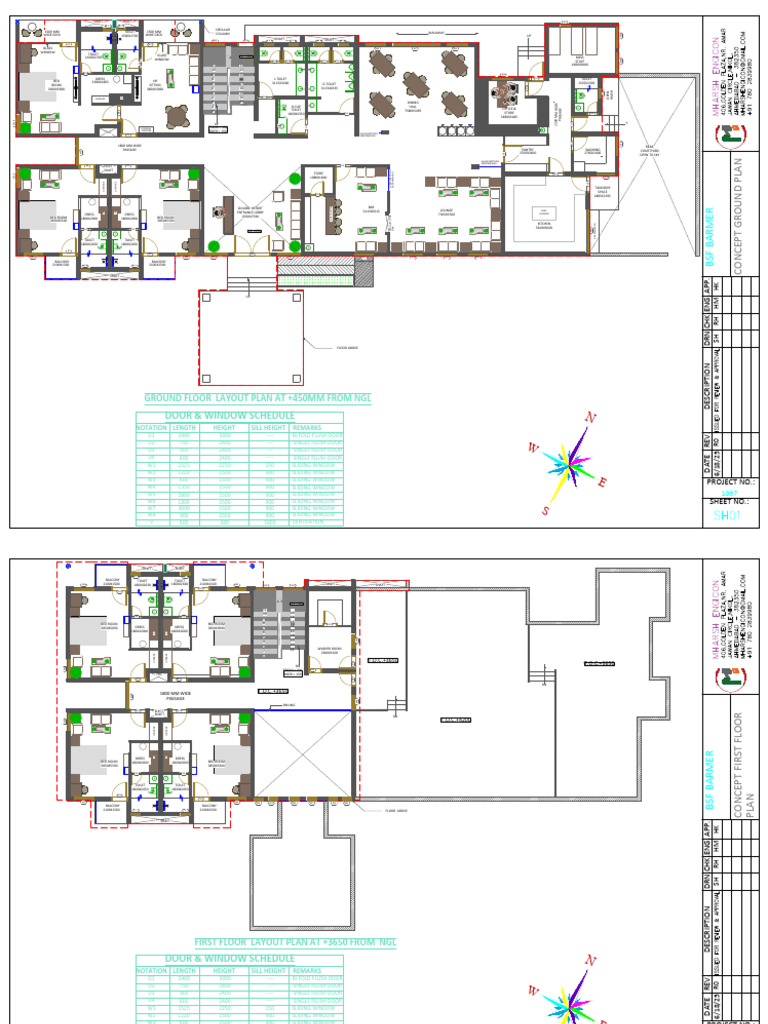 Ground and First Floor Layout Plans | PDF | Architectural Elements