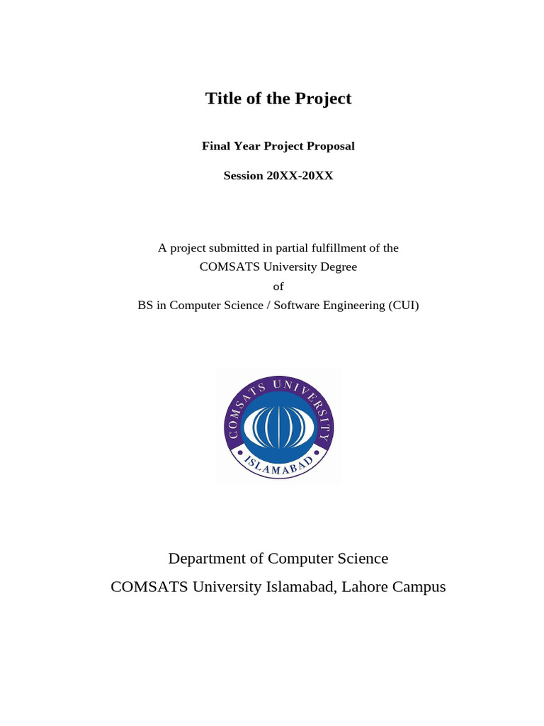 FYP I Project Proposal2025 | PDF | Abstract (Summary) | Paragraph