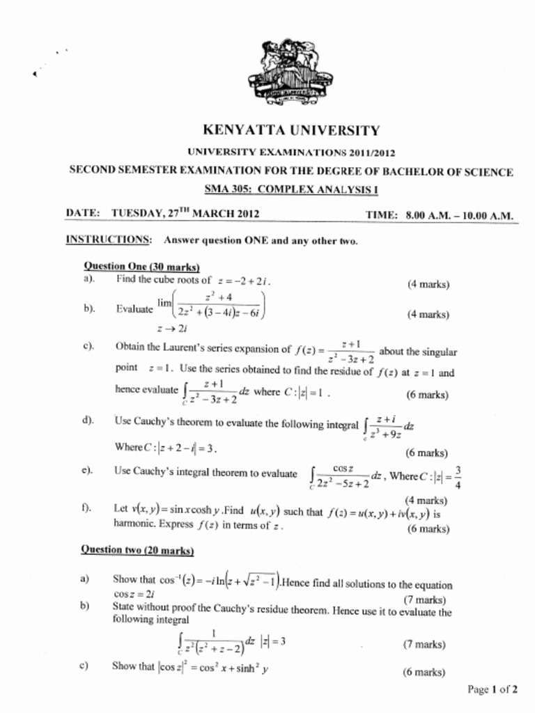 Analysiss Complex | PDF