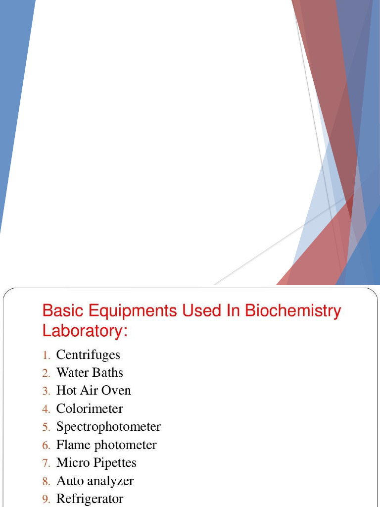 Clinical Biochemistry: Centrifuge & Micropipette Guide | PDF ...
