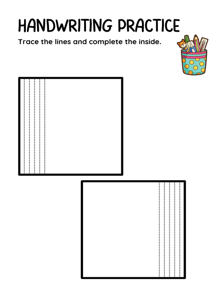 Handwriting Practice Worksheets | PDF