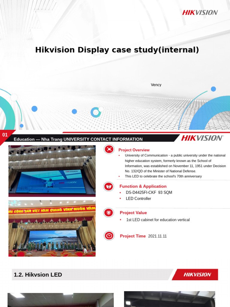 (Internal) Hikvision Display Case Study 2024.11.20 (Vency) | PDF | Ho ...
