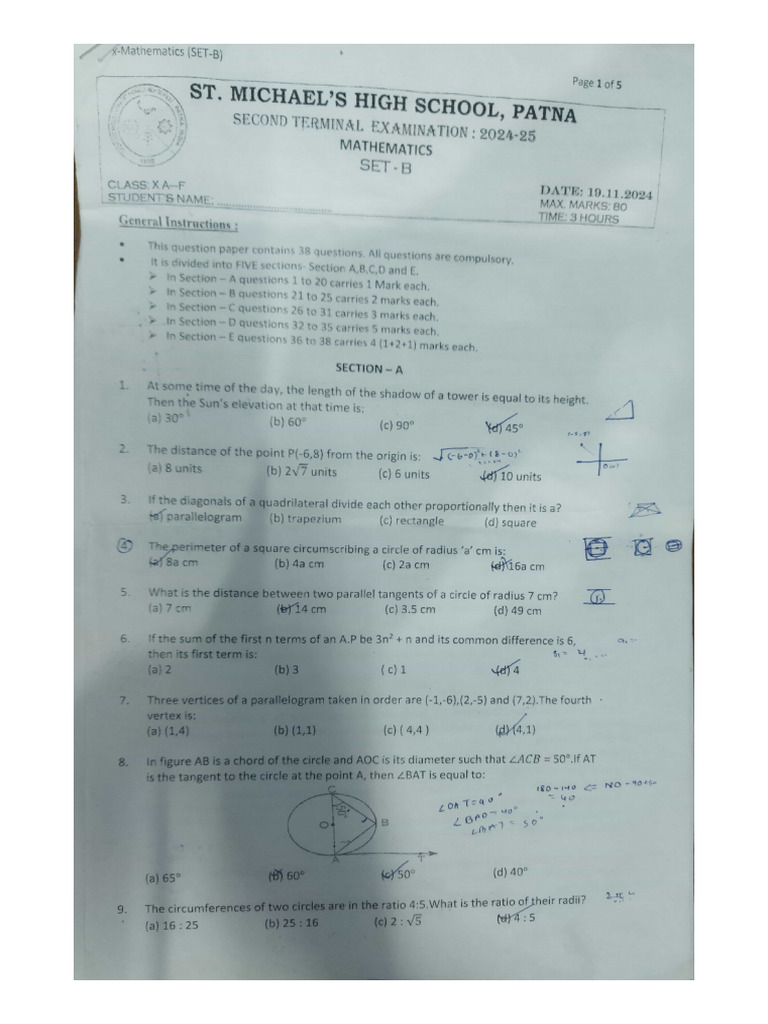 2nd Term PYQs | PDF