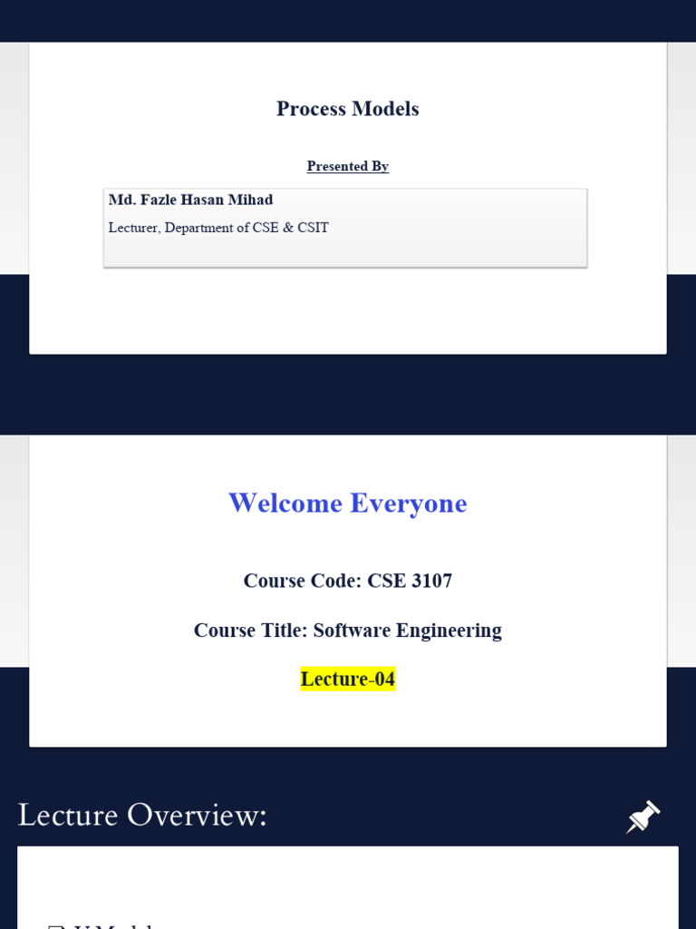 Class-4 Software Process Model 2 | PDF | Software | Software Development