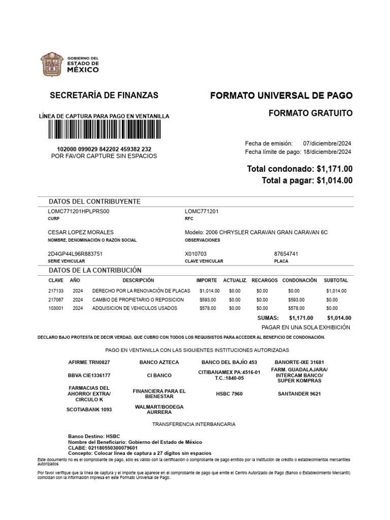 Formato Universal CCV-8 | PDF | Bancos | Finanzas personales