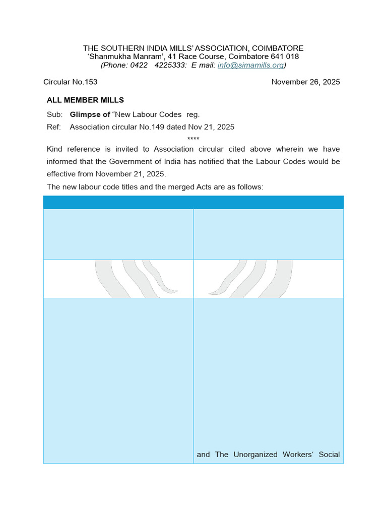Overview of New Labour Codes 2025 | PDF | Cost Of Living | Employment