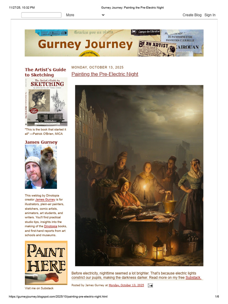 Gurney Journey - Painting The Pre-Electric Night | PDF | Paintings ...