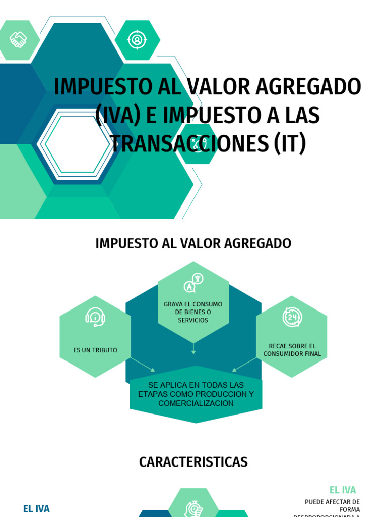 IVA e Impuesto a las Transacciones: Guía Completa | PDF | Impuestos ...