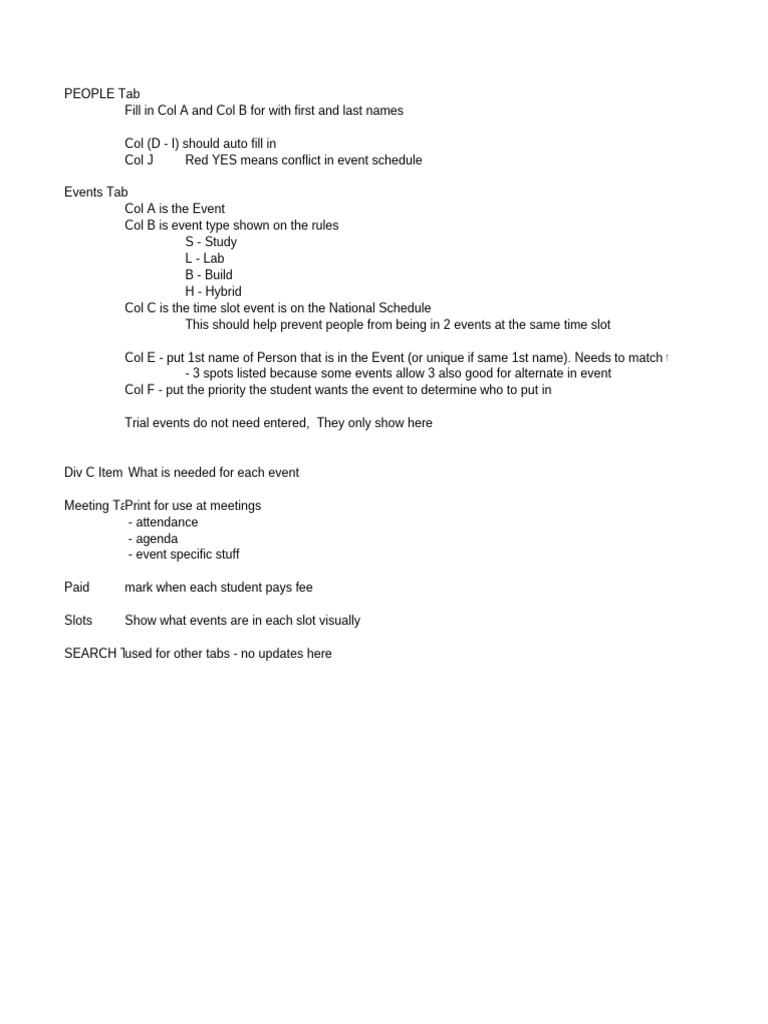 Event Scheduling and Attendance Guide | PDF