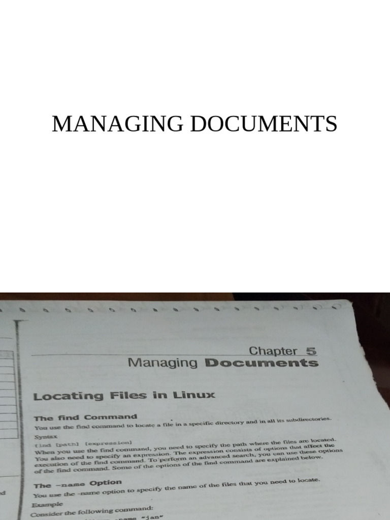 Managing Documents | PDF