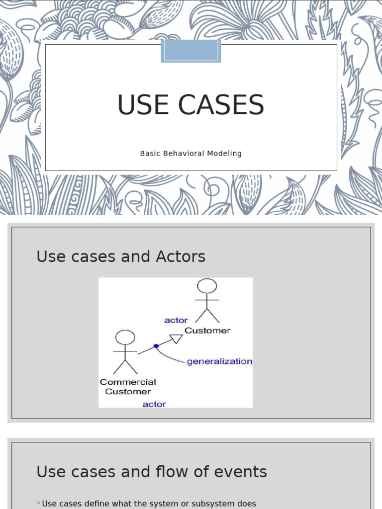 Use Cases | PDF | Use Case | System