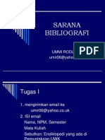 sarana bibliografi