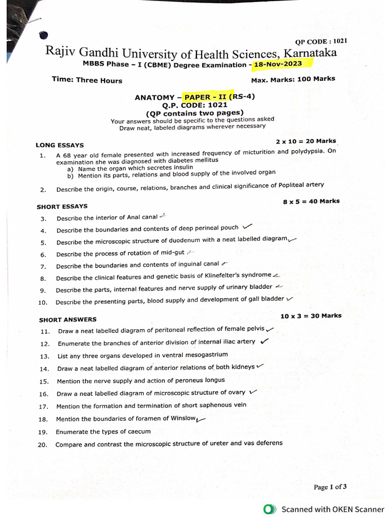 Paper 2 Ia 3 Model Paper | PDF