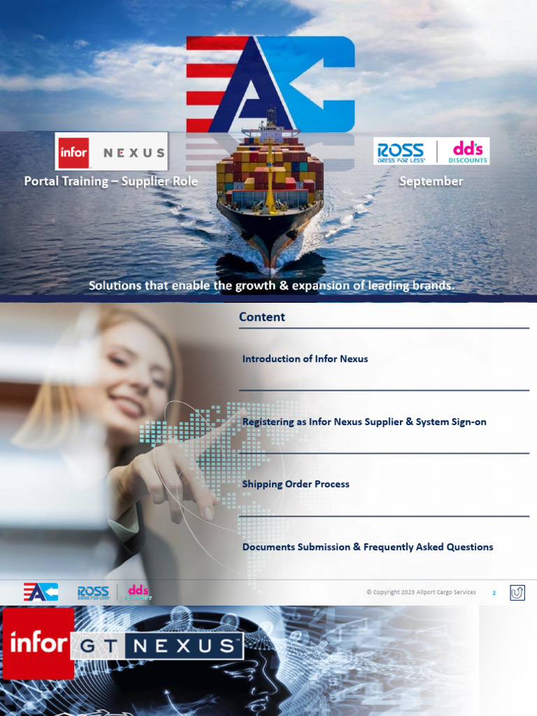 Infor Nexus Supplier Training Guide | PDF | Microsoft Windows | Windows 7