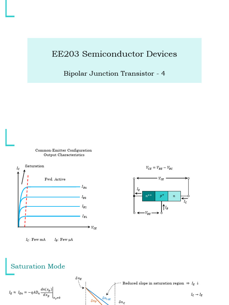 BJT - 4 | PDF | Bipolar Junction Transistor | P–N Junction