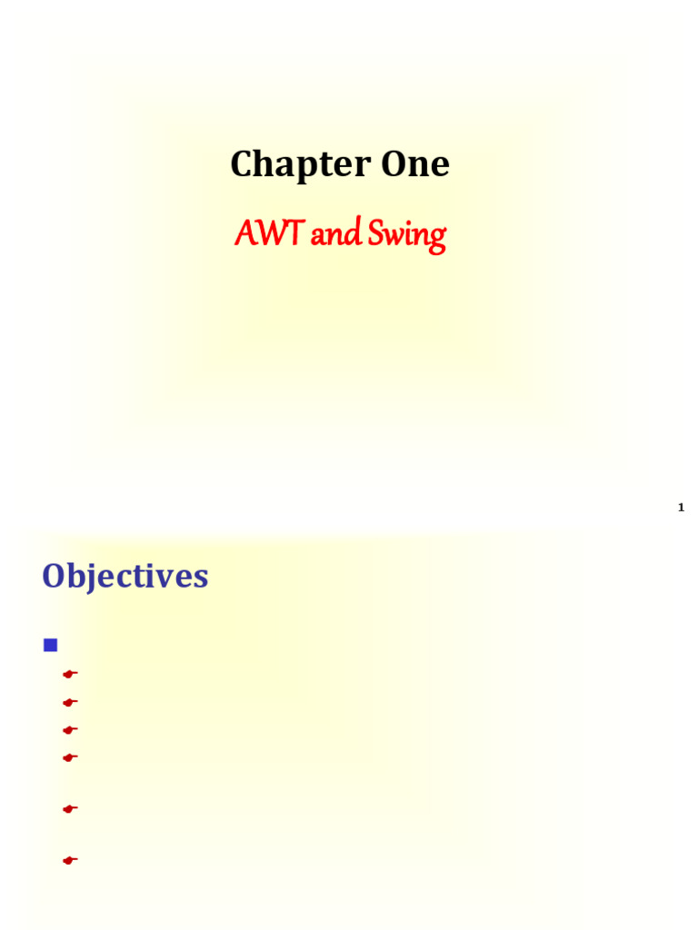 Java GUI Development: AWT & Swing Basics | PDF | Java Platform ...