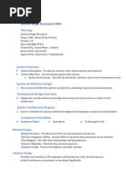 System/Subsystem Design Description (SSDD) | PDF | System | Databases