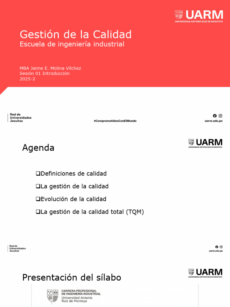 Gestión de la Calidad en Ingeniería Industrial | PDF