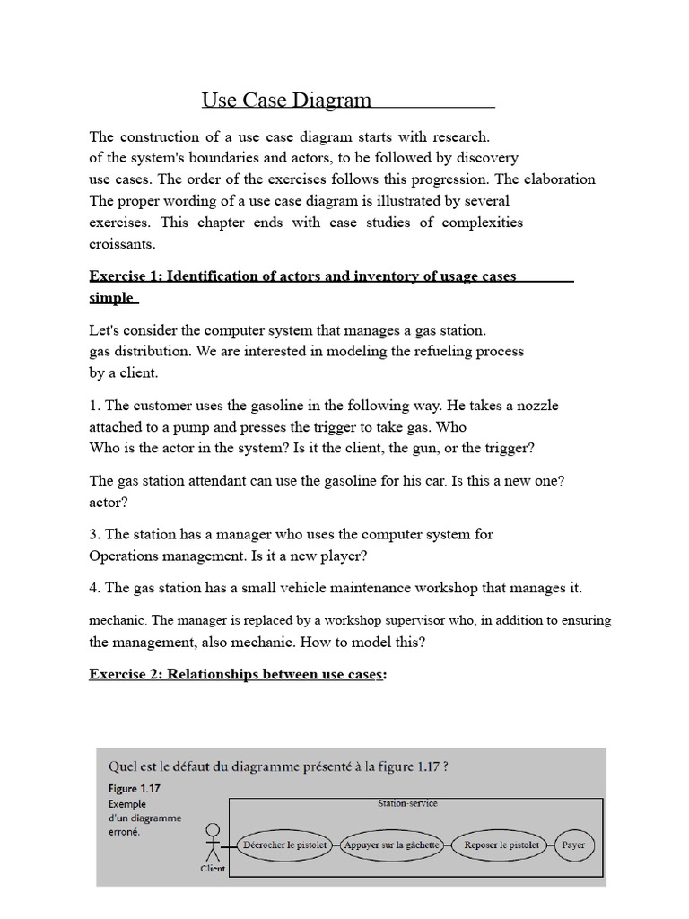 UML TD_5 | PDF | Debits And Credits | Filling Station