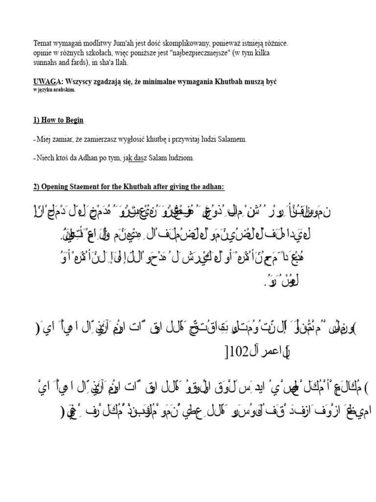 Khutbah PDF | PDF