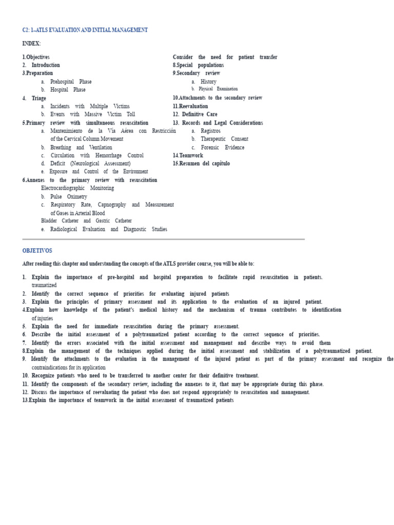 ATLS Evaluation and Management Guide | PDF | Major Trauma | Pulse