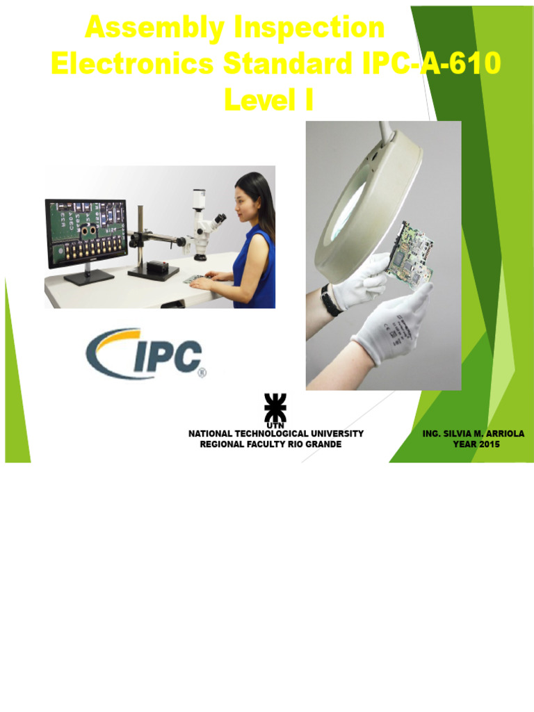 IPC-A-610 Assembly Inspection Guide | PDF | Electrostatic Discharge ...