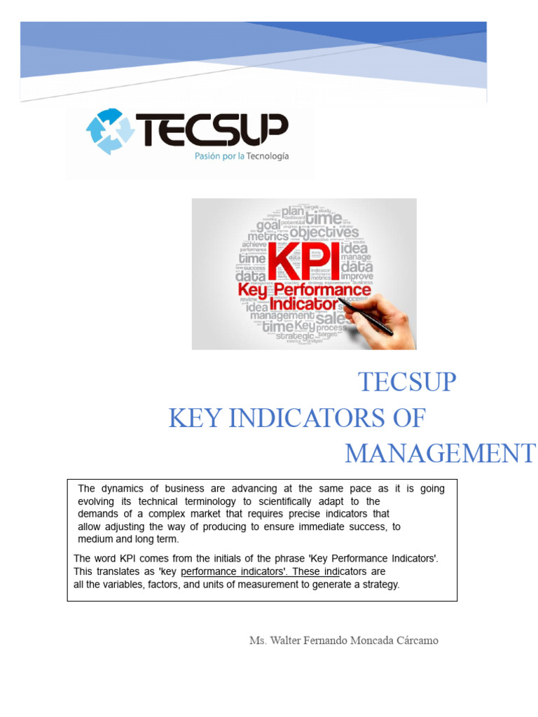 Key Performance Indicators Explained | PDF | Performance Indicator ...