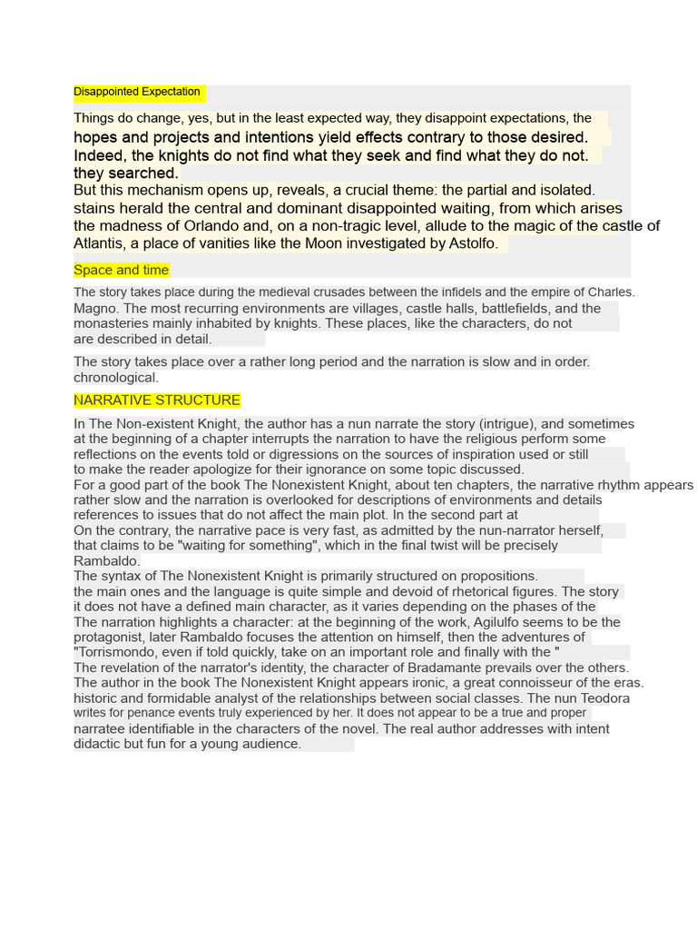 non-existent knight | PDF