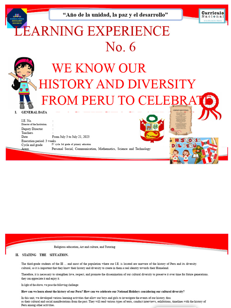 3rd LEARNING EXPERIENCE N 6 | PDF | Information | Multiplication