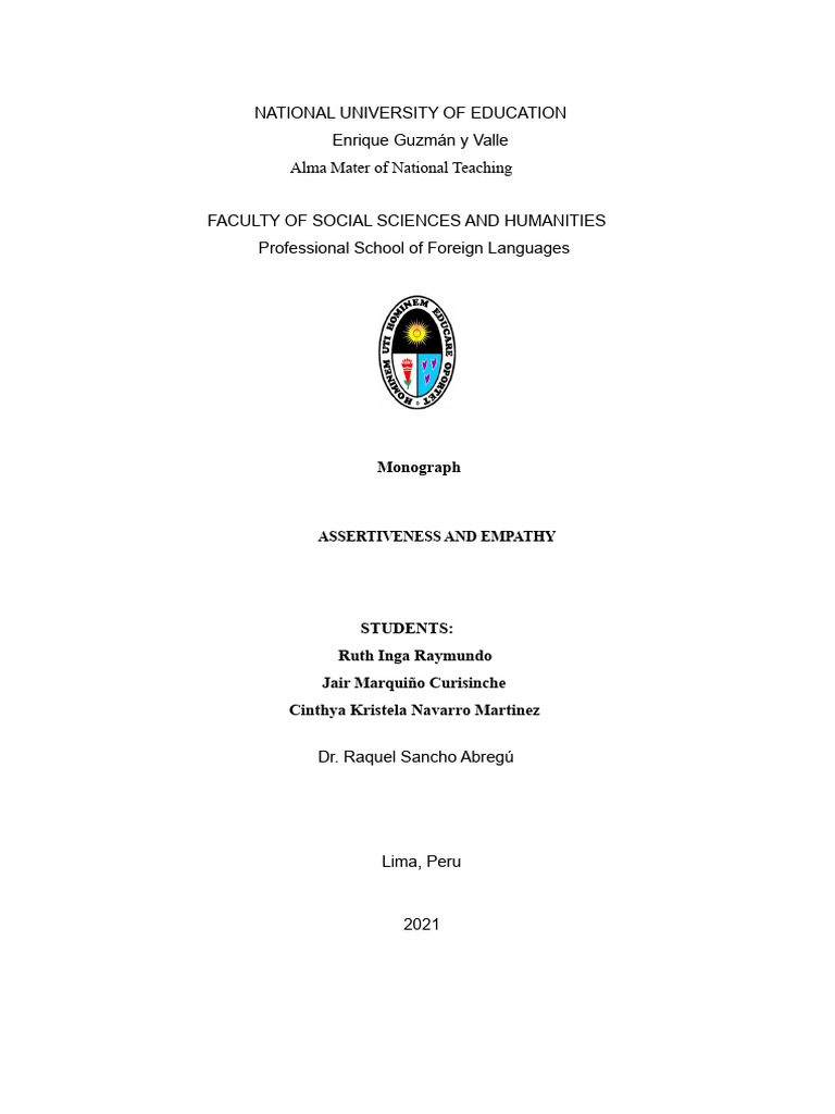 Assertiveness and Empathy in Communication | PDF | Empathy | Communication