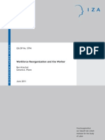 Workforce Reorganization and The Worker: IZA DP No. 5794