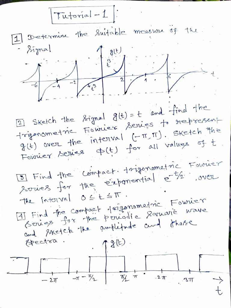 Signal Processing Tutorial: Fourier Analysis | PDF