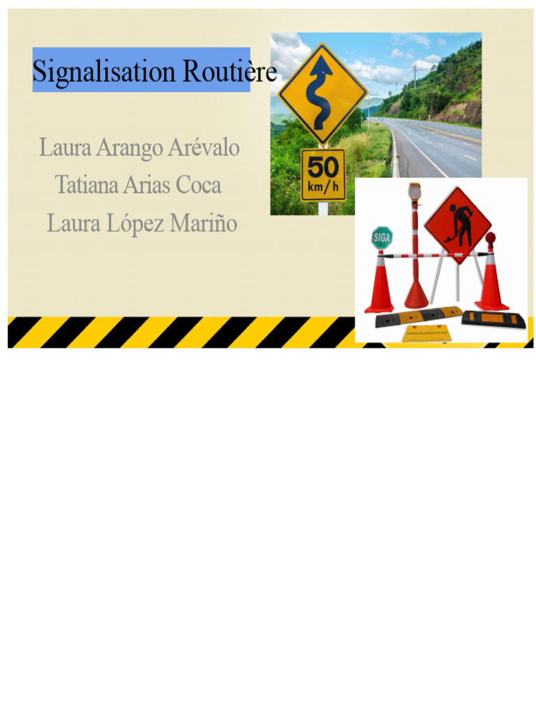 Exigences et types de signalisation routière | PDF | Passage piéton ...