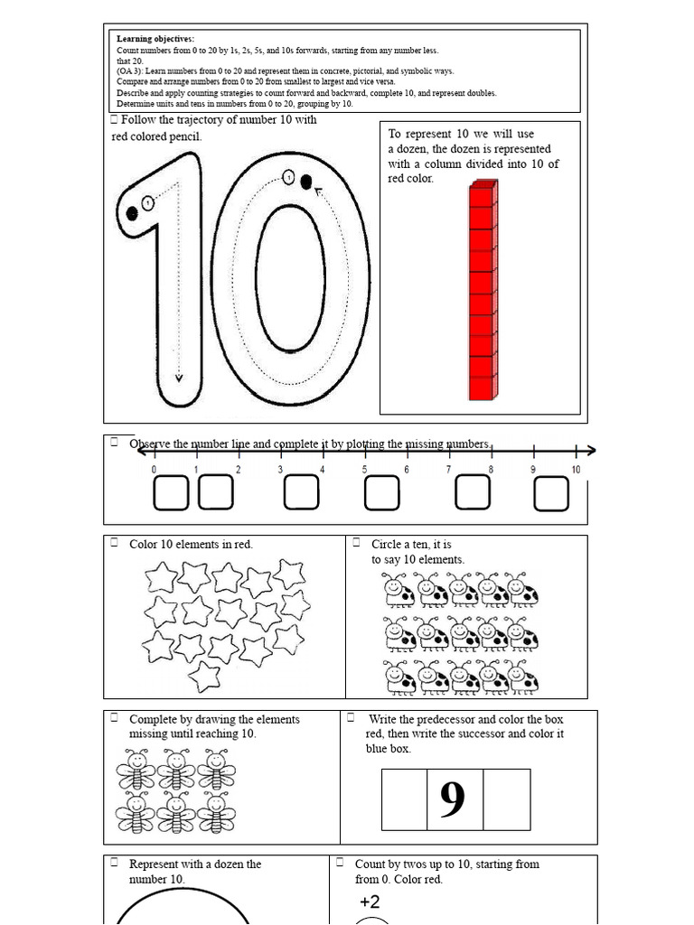 Counting and Number Representation 0-20 | PDF | Discrete Mathematics