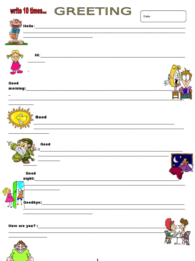 Greetings | PDF