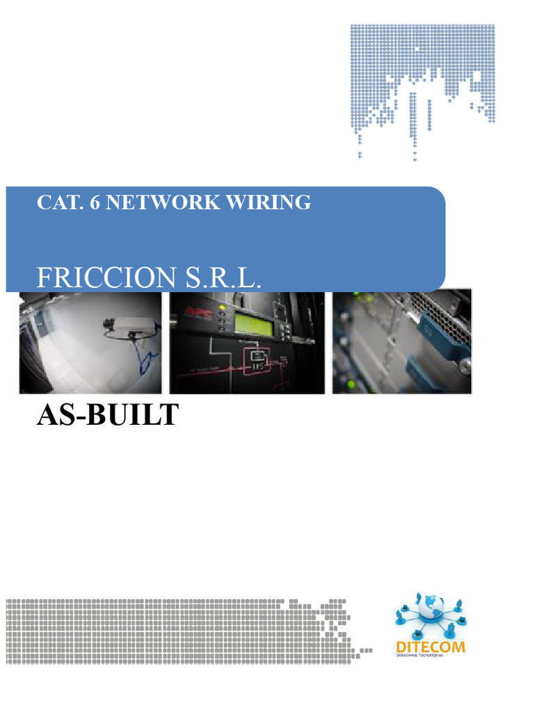 Cat 6 Network Cabling As-Built Document | PDF | Electrical Engineering ...