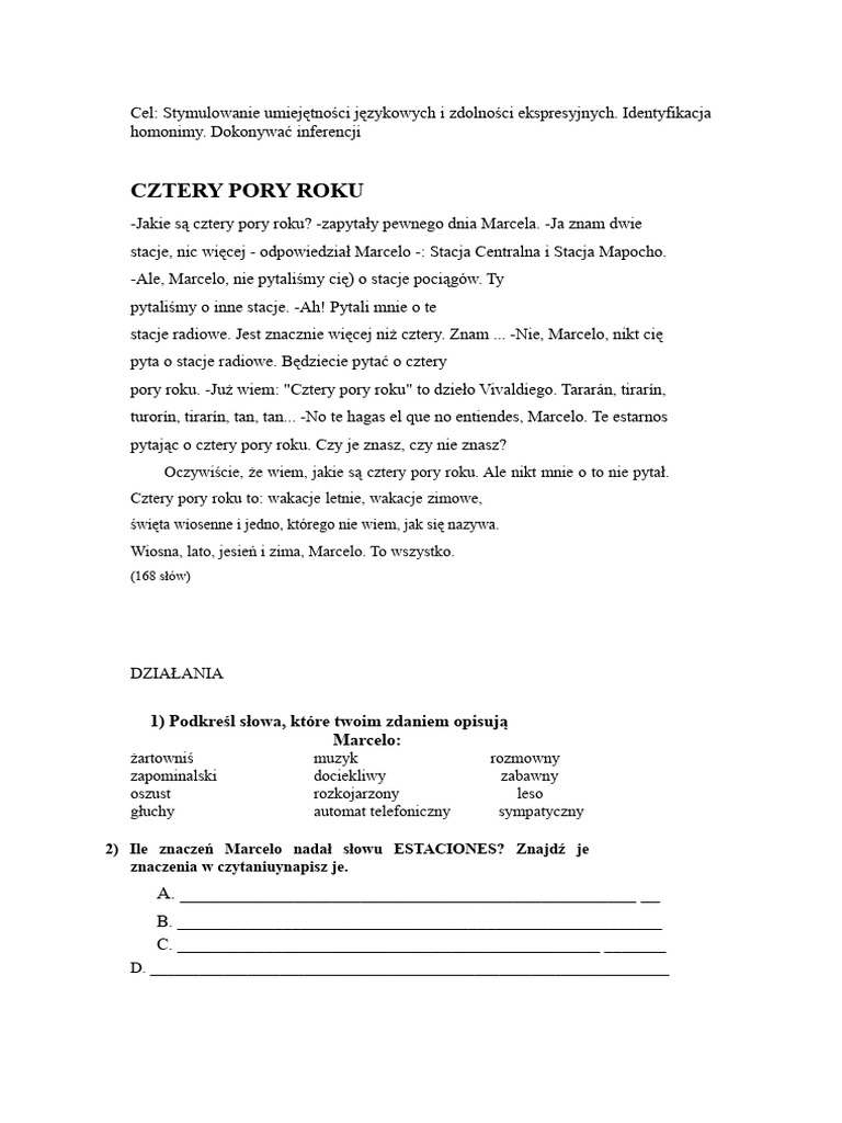 Cztery Pory Roku | PDF