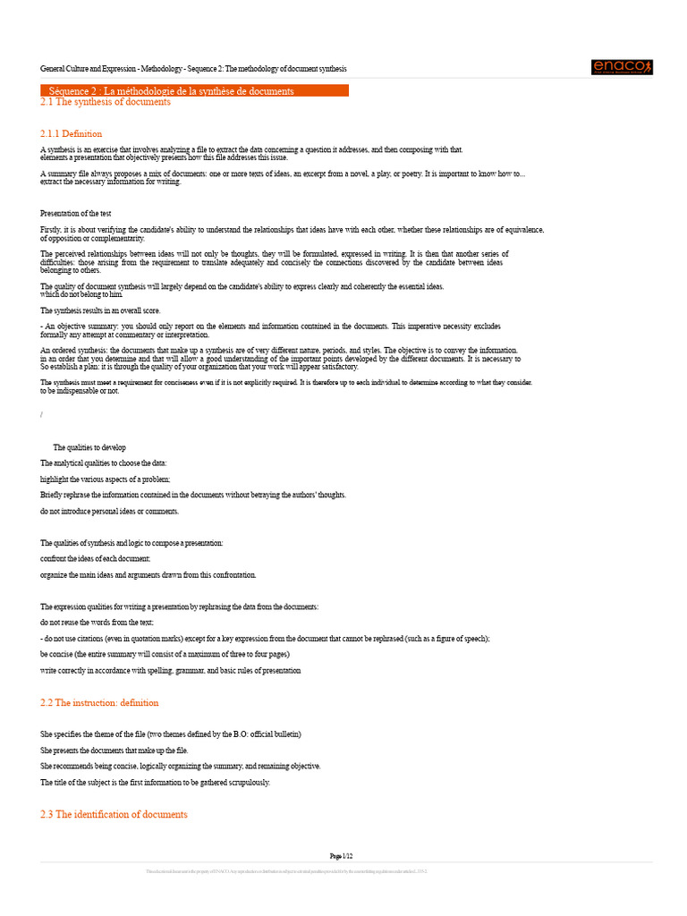 Document Synthesis Methodology Guide | PDF | Methodology | Dialectic