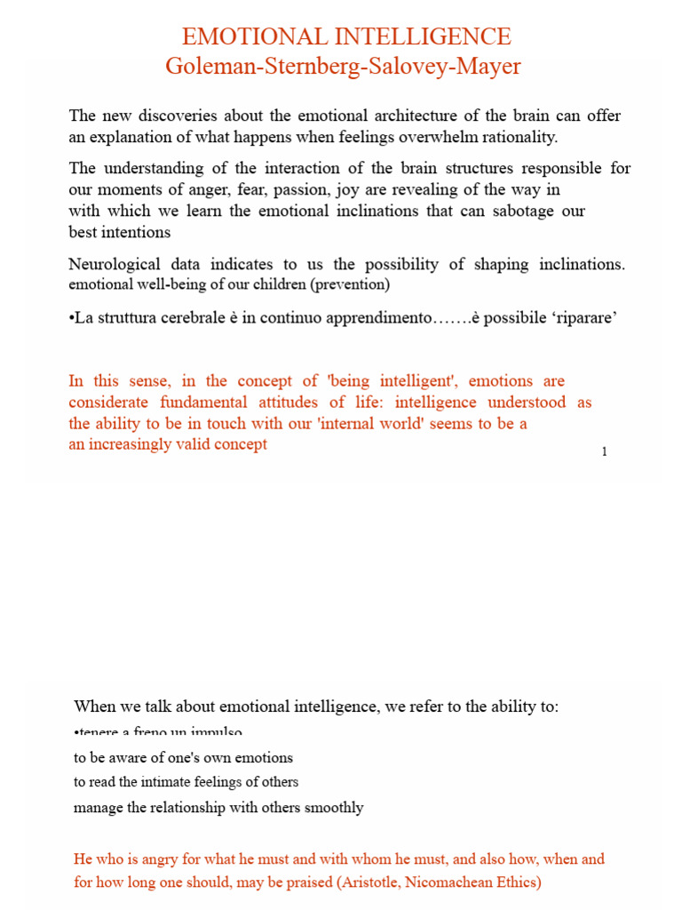 Understanding Emotional Intelligence | PDF | Empathy | Emotions