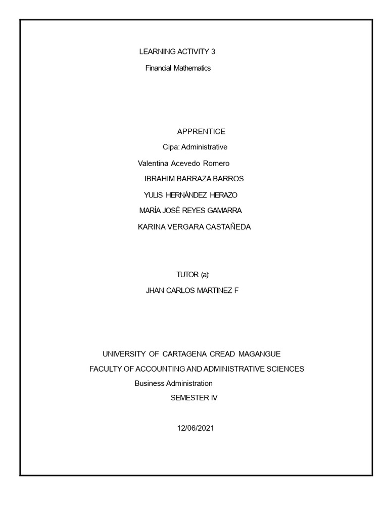 Financial Mathematics Amortization Tables | PDF | Interest | Economies