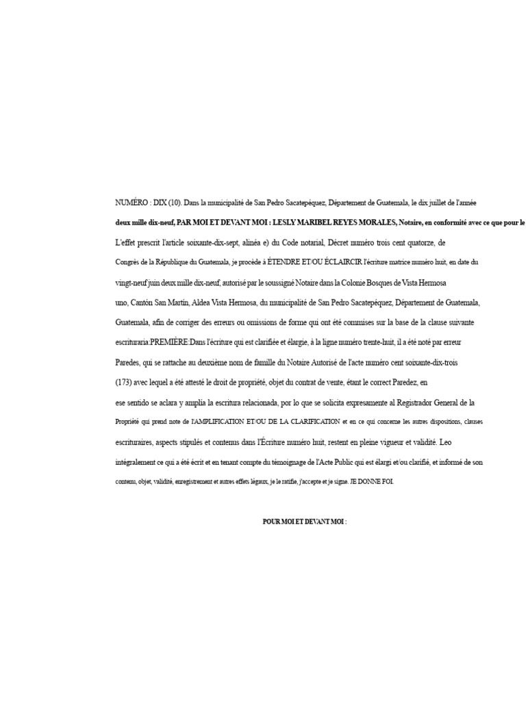 Format Pour L'extension de Fonds | PDF | Droits de tradition civiliste ...