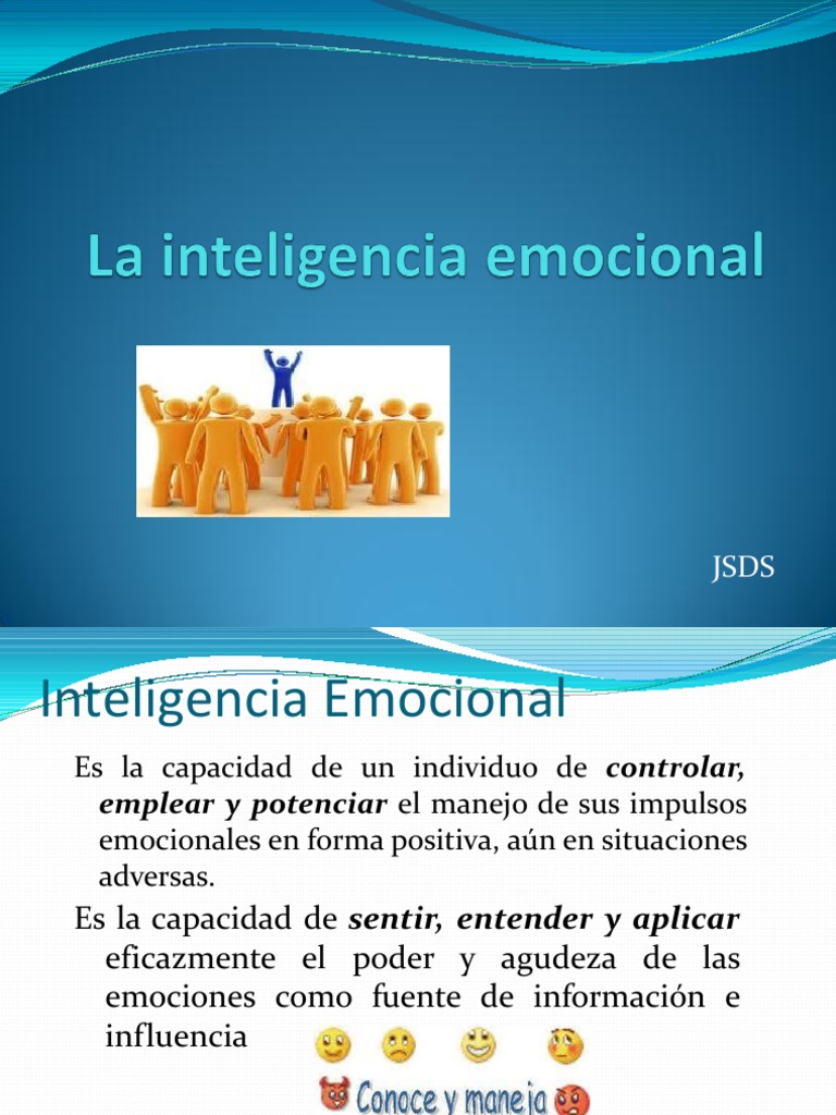 clérigo acoplador legumbres Inteligencia Emocional | PDF | Inteligencia emocional | Cociente de  inteligencia