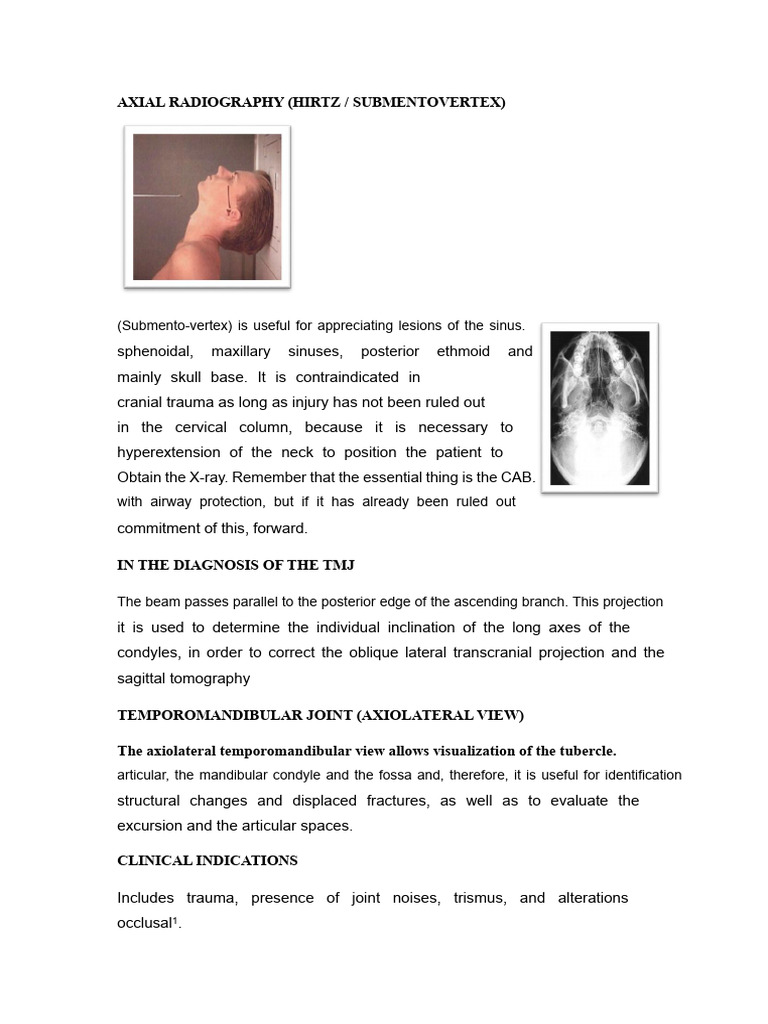 Axial X-ray | PDF | Musculoskeletal System | Medical Specialties